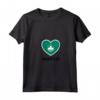 Macao Flag Cuore Maglietta con Collo a V - Ideale per persone con origini di Macao - Acquista online maglietta bandiera Macao