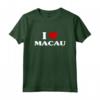 Macao I Heart Macao Souvenir I Love Macao Maglietta - Ideale come Regalo Unico per Mostrare Orgoglio e Sostenere Macao
