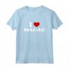 Macao I Heart Macao Souvenir I Love Macao Maglietta - Ideale come Regalo Unico per Mostrare Orgoglio e Sostenere Macao