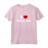 Macao I Heart Macao Souvenir I Love Macao Maglietta - Ideale come Regalo Unico per Mostrare Orgoglio e Sostenere Macao