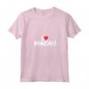 Donna I Love Macao Maglietta con Collo a V - Cuore Rosso Design - Ideale come Ricordo di Viaggio