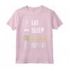 Eat Sleep Macramè Ripeti - Maglietta con Design Macramè per Appassionati - Ideale per Hobbisti Creativi