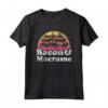 Pancetta e Macramè Maglietta - Design Retrò Vintage Unisex - Ideale per Uomini e Donne