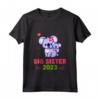 Promoted To Big Sister Est 2023 - Going to be Big Sister 2023 Maglietta - Cute Big Sister Announcement Shirt for Girls