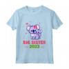 Promoted To Big Sister Est 2023 - Going to be Big Sister 2023 Maglietta - Cute Big Sister Announcement Shirt for Girls