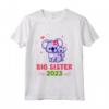 Promoted To Big Sister Est 2023 - Going to be Big Sister 2023 Maglietta - Cute Big Sister Announcement Shirt for Girls