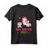 Promoted To Big Sister Est 2023 - Going to be Big Sister 2023 Maglietta - Perfect Pregnancy Gender Reveal Party Gift for Girls