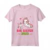 Promoted To Big Sister Est 2023 - Going to be Big Sister 2023 Maglietta - Perfect Pregnancy Gender Reveal Party Gift for Girls