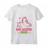 Promoted To Big Sister Est 2023 - Going to be Big Sister 2023 Maglietta - Perfect Pregnancy Gender Reveal Party Gift for Girls
