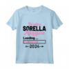 Bambino Diventerò Sorella Maggiore 2024 - Maglietta per Annuncio Gravidanza - Regalo Compleanno per Bambina