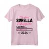 Bambino Diventerò Sorella Maggiore 2024 - Maglietta per Annuncio Gravidanza - Regalo Compleanno per Bambina