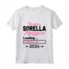 Bambino Diventerò Sorella Maggiore 2024 - Maglietta per Annuncio Gravidanza - Regalo Compleanno per Bambina