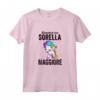 Sorella Maggiore Maglietta - Annuncio Nascita Bimbo Unicorno - Regalo Compleanno 2021 o 2022 per Ragazza e Marito