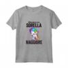 Sorella Maggiore Maglietta - Annuncio Nascita Bimbo Unicorno - Regalo Compleanno 2021 o 2022 per Ragazza e Marito
