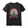 Promosso a Big Sister Shirt Rainbow - Annuncio del Nuovo Bambino - Idea Regalo Unica per la Futura Sorella Maggiore Est 2022