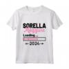 Bambino Sorella Maggiore Loading 2024 - HapTiger Maglietta per la Futura Sorella Maggiore - Regalo Annuncio Gravidanza