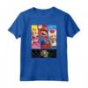 HapTiger Mushroom Kingdom Trio Panels Maglietta - Official Nintendo Mario Bros. T-Shirt for Men, Women, Boys, and Girls