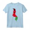 Mappa e Bandiera del Malawi - Maglietta Unisex per Esploratori - Ideale per Appassionati di Geografia