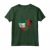 Donna Cuore Bandiera Italiana Malawi | Italia Malawi Flag Roots Kids Maglietta con Collo a V - Mostra le tue Radici con questa Maglietta unica!