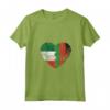 Donna Cuore Bandiera Italiana Malawi | Italia Malawi Flag Roots Kids Maglietta con Collo a V - Mostra le tue Radici con questa Maglietta unica!