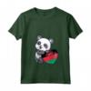 Donna Malawi Cuore Panda Pride Malawi Bandiera Radici Uomini Donne Bambini Maglietta con Collo a V - Ideale per Mostrare Amore e Orgoglio per il Malawi