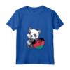 Donna Malawi Cuore Panda Pride Malawi Bandiera Radici Uomini Donne Bambini Maglietta con Collo a V - Ideale per Mostrare Amore e Orgoglio per il Malawi