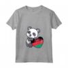 Donna Malawi Cuore Panda Pride Malawi Bandiera Radici Uomini Donne Bambini Maglietta con Collo a V - Ideale per Mostrare Amore e Orgoglio per il Malawi