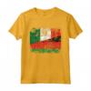 Bandiere Italia Malawi | Mezzo Malawi Radici Italiane Vintage Maglietta - Mostra le Tue Radici con Stile!