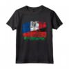 Bandiere Francia Malawi | Mezzo Malawi Radici Francesi Vintage Maglietta - Abbigliamento Misti per Uomo, Donna e Bambino