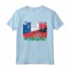 Bandiere Francia Malawi | Mezzo Malawi Radici Francesi Vintage Maglietta - Abbigliamento Misti per Uomo, Donna e Bambino