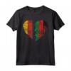 Cuore Bandiera Tedesca del Malawi - Germania Malawi Flag Roots Kids Maglietta | Abbigliamento Orgoglio Radici