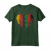 Cuore Bandiera Tedesca del Malawi - Germania Malawi Flag Roots Kids Maglietta | Abbigliamento Orgoglio Radici