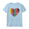 Cuore Bandiera Tedesca del Malawi - Germania Malawi Flag Roots Kids Maglietta | Abbigliamento Orgoglio Radici