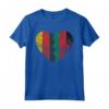 Cuore Bandiera Tedesca del Malawi - Germania Malawi Flag Roots Kids Maglietta | Abbigliamento Orgoglio Radici
