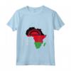 Malawi Africano Nyasaland Antenati - Maglietta Patriotica con Collo a V per Cittadini e Turisti - Eredità del Malawi
