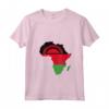 Malawi Africano Nyasaland Antenati - Maglietta Patriotica con Collo a V per Cittadini e Turisti - Eredità del Malawi
