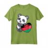 Malawi Cuore Panda Pride - Maglietta Bandiera Malawi con Radici - Ideale per Sostenitori e Turisti del Malawi