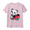 Malawi Cuore Panda Pride - Maglietta Bandiera Malawi con Radici - Ideale per Sostenitori e Turisti del Malawi