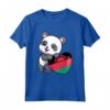 Malawi Cuore Panda Pride - Maglietta Bandiera Malawi con Radici - Ideale per Sostenitori e Turisti del Malawi