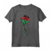 Malawi Rose con scheletro - Pride Bandiera Malawi Roots Souvenir Maglietta - Ideale per Mostrare il Tuo Amore per il Malawi
