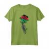 Malawi Rose con scheletro - Pride Bandiera Malawi Roots Souvenir Maglietta - Ideale per Mostrare il Tuo Amore per il Malawi