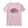 Cuore Bandiera Americana del Malawi per le Donne | Malawi Roots USA Maglietta - Abbigliamento con Radici Malawiane per Cittadini Americani