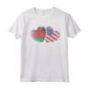 Cuore Bandiera Americana del Malawi per le Donne | Malawi Roots USA Maglietta - Abbigliamento con Radici Malawiane per Cittadini Americani