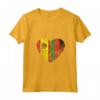 Donna Cuore Bandiera Spagnola del Malawi | Spagna Malawi Flag Roots Kids Maglietta con Collo a V - Abbigliamento per Uomo, Donna e Bambini - Mostra le Tue Radici con Orgoglio
