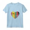 Donna Cuore Bandiera Spagnola del Malawi | Spagna Malawi Flag Roots Kids Maglietta con Collo a V - Abbigliamento per Uomo, Donna e Bambini - Mostra le Tue Radici con Orgoglio
