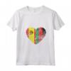 Donna Cuore Bandiera Spagnola del Malawi | Spagna Malawi Flag Roots Kids Maglietta con Collo a V - Abbigliamento per Uomo, Donna e Bambini - Mostra le Tue Radici con Orgoglio
