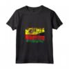 Donna Bandiere Spagna Malawi | Mezzo Malawi Radici Spagnole Vintage Maglietta con Collo a V - Celebra le Tue Radici con Stile!