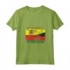 Donna Bandiere Spagna Malawi | Mezzo Malawi Radici Spagnole Vintage Maglietta con Collo a V - Celebra le Tue Radici con Stile!