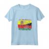 Donna Bandiere Spagna Malawi | Mezzo Malawi Radici Spagnole Vintage Maglietta con Collo a V - Celebra le Tue Radici con Stile!