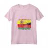 Donna Bandiere Spagna Malawi | Mezzo Malawi Radici Spagnole Vintage Maglietta con Collo a V - Celebra le Tue Radici con Stile!